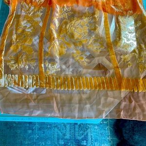 Orange sherbet scarf